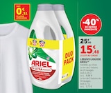 Lessive liquide - ARIEL en promo chez Super U Montauban à 15,48 €