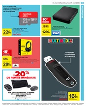 Clé Usb Angebote im Prospekt "LA RENTRÉE À PETIT PRIX" von Carrefour auf Seite 35