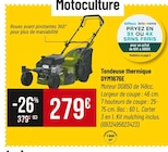 Tondeuse thermique dym1676e en promo chez Bricorama Tondeuse thermique dym1676e dans le catalogue Bricorama