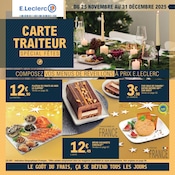 Catalogue Supermarchés E.Leclerc en cours à Sainte-Radegonde et alentours, "CARTE TRAITEUR", 76 pages, 25/11/2025 - 31/12/2025