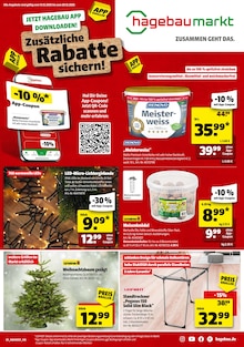 Hagebaumarkt Prospekt der KW 50 "Zusätzliche Rabatte sichern" Aktueller Hagebaumarkt Prospekt "Zusätzliche Rabatte sichern" Seite 1 von 8 Seiten