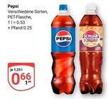 Pepsi im Angebot bei GLOBUS in Bad Camberg Pepsi Angebote bei GLOBUS Bad Camberg für 0,66 €
