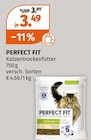 PERFECT FIT Katzentrockenfutter Angebote bei Müller Offenburg für 3,49 €