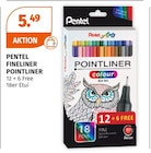 Fineliner Pointliner im Müller Prospekt Fineliner Pointliner von Pentel im aktuellen Müller Prospekt für 5,49 €