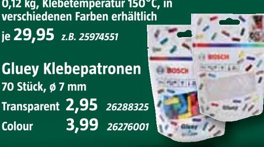 BAUHAUS Mainz - Gluey Klebepatronen Gluey Klebepatronen Angebot bei BAUHAUS Mainz im Prospekt Handzettel KW 48