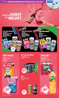 Energydrink im Getränke Hoffmann Prospekt "Aktuelle Angebote" mit 8 Seiten (Dinslaken)