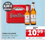König Pilsener bei Getränke Quelle Weydringer im Prospekt "" für 10,99 €