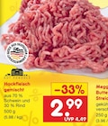 Aktuelles Hackfleisch gemischt Angebot bei Netto Marken-Discount in Oldenburg ab 2,99 €