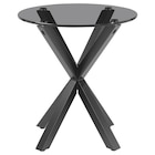 BEISTELLTISCH 50/50/55 cm Grau, Schwarz rund von Xora im aktuellen XXXLutz Möbelhäuser Prospekt