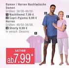 Damen / Herren Nachtwäsche im aktuellen Marktkauf Prospekt