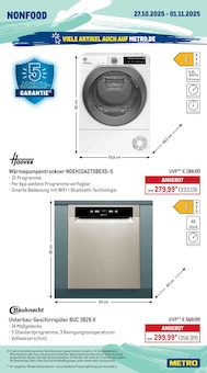Spülmaschine im aktuellen METRO Prospekt (Stuttgart) Spülmaschine im METRO Prospekt "Wochenangebote" mit 26 Seiten (Stuttgart)