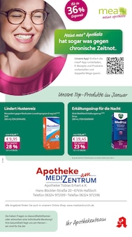 mea - meine apotheke Prospekt Unsere Januar-Angebote mit 4 Seiten