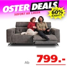 Aktuelles Madeira 3-Sitzer Sofa Angebot bei Seats and Sofas in Oberhausen ab 799,00 €