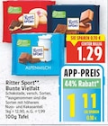 Bunte Vielfalt von Ritter Sport für 1,11 € bei E center im Angebot Bunte Vielfalt von Ritter Sport im aktuellen E center Prospekt