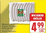 Original Thüringer Rostbratwurst von Weimarer für 4,99 € bei EDEKA im Angebot Original Thüringer Rostbratwurst von Weimarer im aktuellen EDEKA Prospekt