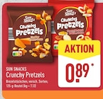 Crunchy Pretzels Cheddar Cheese-Taste von Sun Snacks im aktuellen ALDI Nord Prospekt
