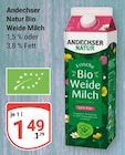 Bio Weide Milch im Angebot bei GLOBUS in Salzgitter Bio Weide Milch Angebote von Andechser Natur bei GLOBUS Salzgitter für 1,49 €