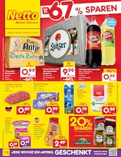 Cola im Netto Marken-Discount Prospekt in Saalfeld Aktueller Netto Marken-Discount Prospekt mit Cola, "Aktuelle Angebote", Seite 1