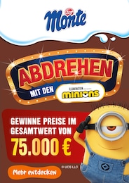 Monte Prospekt für Paderborn: "Abdrehen mit den Minions", 3 Seiten, 12.08.2024 - 08.09.2024