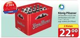 famila Nordost Trittau - König Pilsener Angebot im Prospekt König Pilsener bei famila Nordost im Trittau Prospekt für 22,00 €