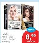 Préférence von L'Oréal für 8,99 € bei budni im Angebot Préférence von L'Oréal im aktuellen budni Prospekt