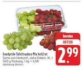 EDEKA Eibenstock - Sundpride Tafeltrauben Mix hell/rot Angebot im Prospekt Sundpride Tafeltrauben Mix hell/rot bei EDEKA im Eibenstock Prospekt für 2,99 €