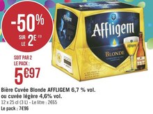 Géant Casino Toulouse - Bière cuvée blonde 6,7 % vol. Ou cuvée légère 4,6% vol. Promo Bière cuvée blonde 6,7 % vol. Ou cuvée légère 4,6% vol. dans le catalogue Géant Casino "Bonne fête Maman" à Toulouse
