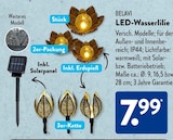 LED-Wasserlilie Stück von Belavi im aktuellen ALDI SÜD Prospekt für 7,99 €