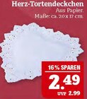 Herz-Tortendeckchen Angebote bei Marktkauf Görlitz für 2,49 €