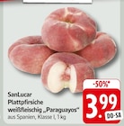 EDEKA Dornstetten - Plattpfirsiche weißfleischig "Paraguayos" Angebot im Prospekt Plattpfirsiche weißfleischig "Paraguayos" bei EDEKA im Dornstetten Prospekt für 3,99 €