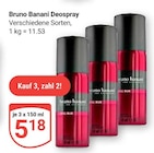 Deospray im Angebot bei GLOBUS in Erfurt Deospray Angebote von Bruno Banani bei GLOBUS Erfurt für 5,18 €
