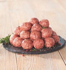Aldi Gravelines - 30 Boulettes au bœuf Promo 30 Boulettes au bœuf dans le catalogue Aldi "Un Noël tout simplement frais ! " à Gravelines