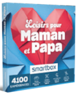 -5% de remise sur une sélection de coffrets Loisirs pour Maman et Papa - Smartbox dans le catalogue Cora