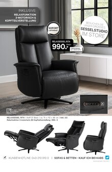 Relaxsessel im Kabs Prospekt "FRÜHLINGSRABATTE BIS ZU 45%" mit 60 Seiten (Leipzig)
