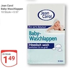Baby-Waschlappen Angebote von Jean Carol bei GLOBUS Rodgau für 1,49 €