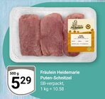 Puten-Schnitzel im Angebot bei GLOBUS in Worms Puten-Schnitzel Angebote von Fräulein Heidemarie bei GLOBUS Worms für 5,29 €