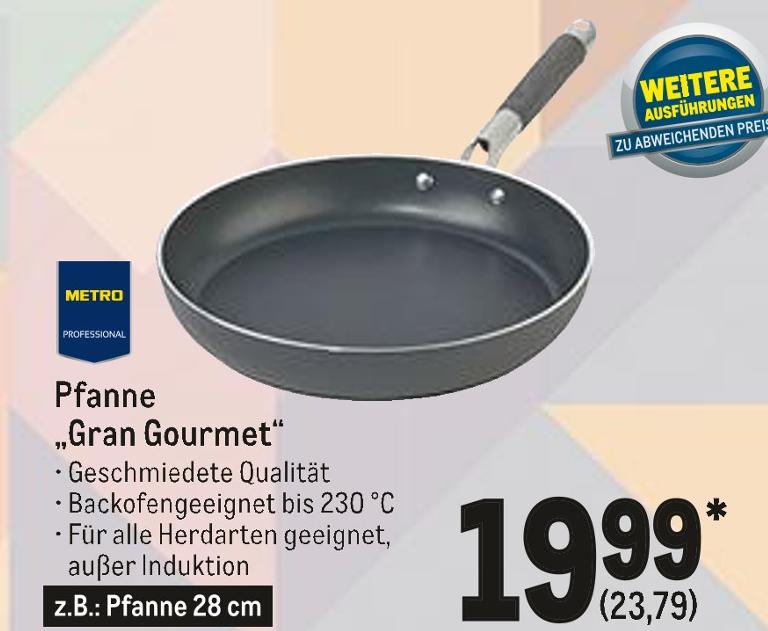 Metro Crailsheim - Pfanne „Gran Gourmet“ Pfanne „Gran Gourmet“ Angebot bei Metro Crailsheim im Prospekt Gastro-Journal