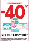Promo -40% remise immédiate sur tout Carryboo à  dans le catalogue Intermarché Hyper à Serres-Castet