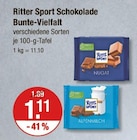 Schokolade Bunte-Vielfalt von Ritter Sport im aktuellen V-Markt Prospekt