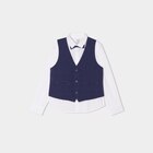 Ensemble 3 pièces chemise veste noeud bleu marine garçon à 22,99 € dans le catalogue La Halle