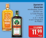 Kräuterlikör Orange Angebote von Jägermeister bei Marktkauf Erlangen für 11,99 €