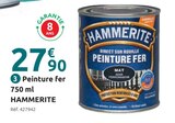 Peinture fer 750 ml - HAMMERITE - Mr.Bricolage à Saintes Peinture fer 750 ml - HAMMERITE en promo chez Mr.Bricolage Saintes à 27,90 €