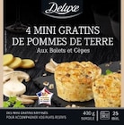 4 mini gratins de pommes de terre - Deluxe en promo à 2,99 € chez Lidl 4 mini gratins de pommes de terre - Deluxe dans le catalogue Lidl