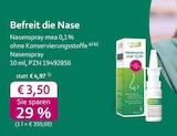 Aktuelle Nasenspray Angebote bei mea - meine apotheke in Köln Aktuelles Nasenspray mea 0,1% Angebot bei mea - meine apotheke in Köln ab 3,50 €