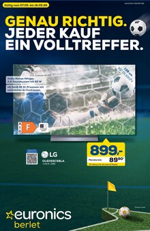 EURONICS Prospekt GENAU RICHTIG. JEDER KAUF EIN VOLLTREFFER. mit 10 Seiten