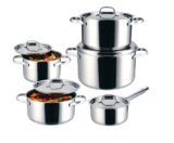 Edelstahl-Topf-Set bei Lidl im Prospekt "" für 49,99 €