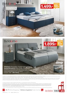Bett im aktuellen XXXLutz Möbelhäuser Prospekt (Neuss) Bett im XXXLutz Möbelhäuser Prospekt "Beldomo Spezial" mit 10 Seiten (Neuss)
