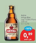 Urtyp Bier von Astra im aktuellen budni Prospekt