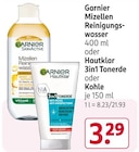 Mizellen Reinigungswasser oder Hautklar 3in1 Tonerde oder Kohle Angebote von Garnier bei Rossmann Ulm für 3,29 €