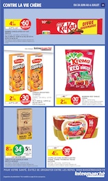 Prix et réduction Kit Kat dans le prospectus Intermarché en cours Offre Kit Kat dans le catalogue Intermarché du moment à la page 25